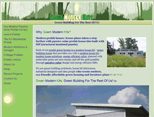 Tablet Screenshot of greenmodernkits.com